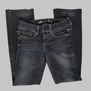 American Eagle Outfitters Women's Low Rise Short Bootcut Jeans